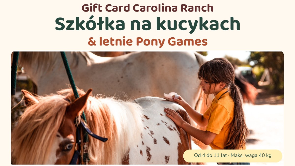 Szkółka jazdy na kucykach i Pony Games